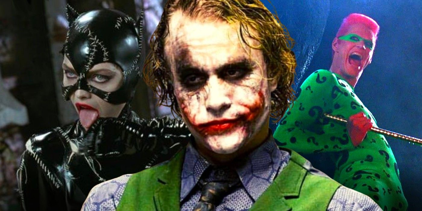 Every Major Villain In Batman Live-Action Movies, Ranked Least To Most ...