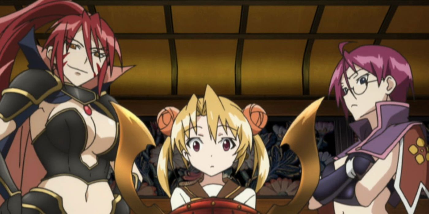 Battle Girls Yoshino and Oda Nobunaga.