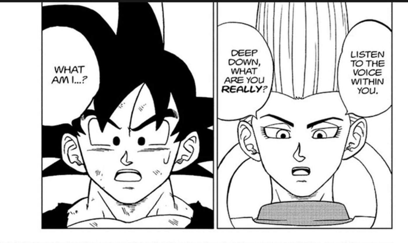 Whis asks Goku what he is really
