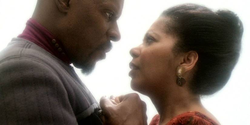 Benjamin Sisko and Kasidy Yates in Star Trek DS9