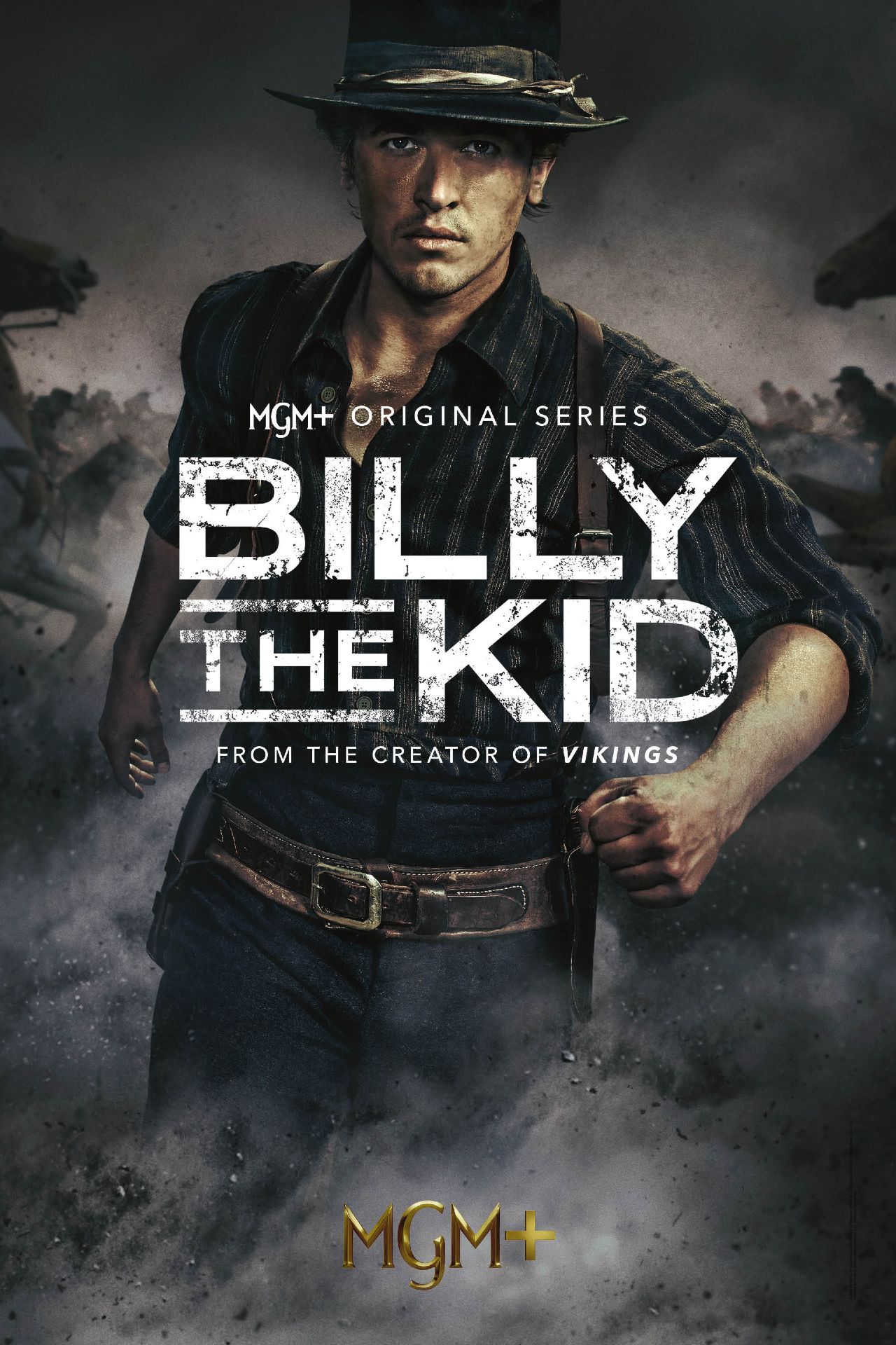Pôster de TV da série Billy the Kid MGM