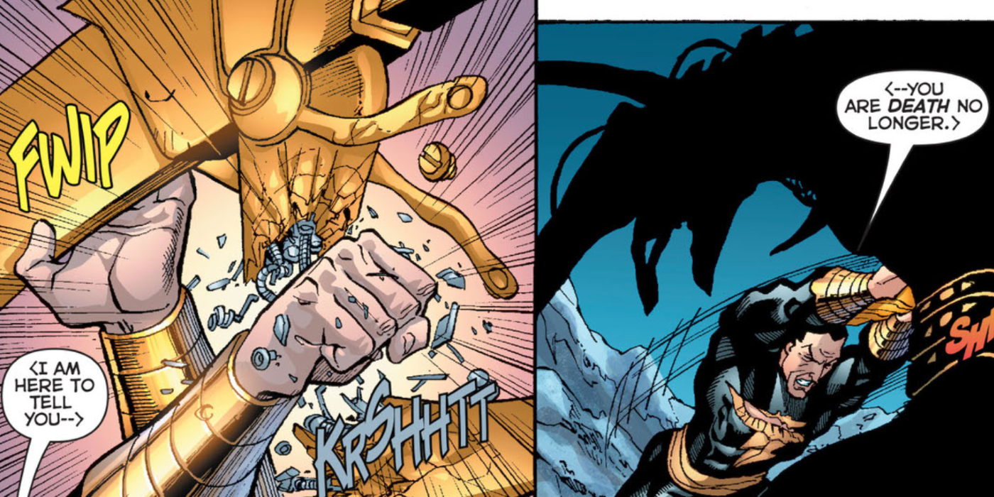 From DC's 52, Black Adam kills Death 