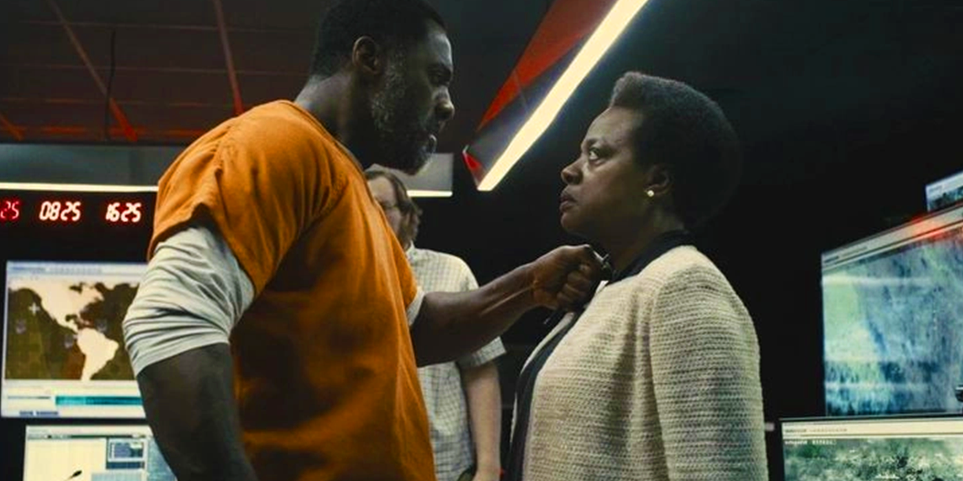 Bloodsport and Amanda Waller in The Suicide Squad