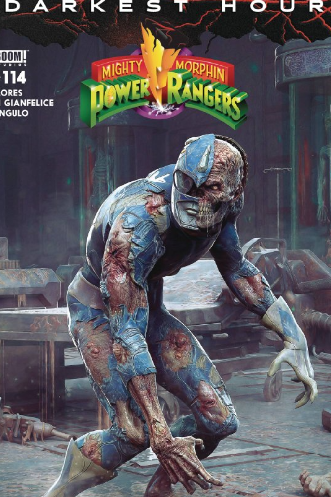 Blue Power Ranger Zombie MMPR