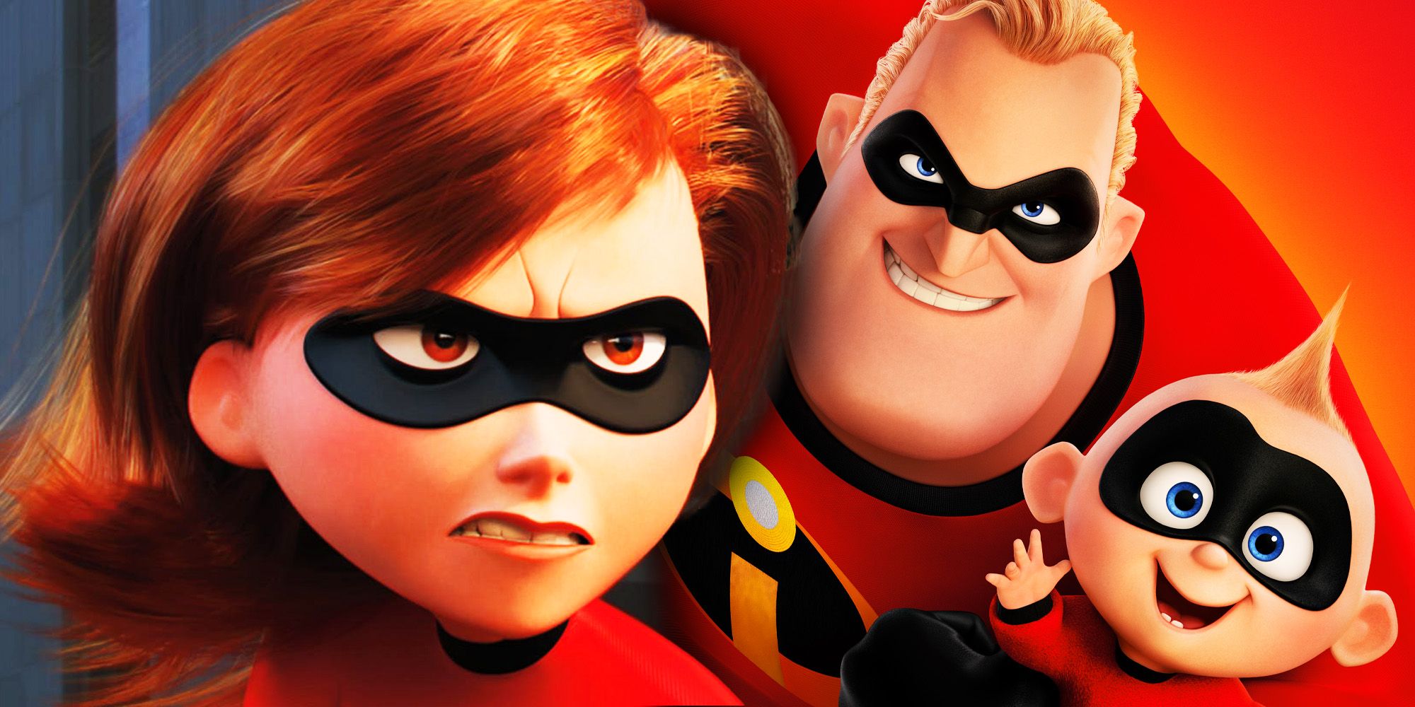 Bob Helen and Jack Jack Parr in Incredibles