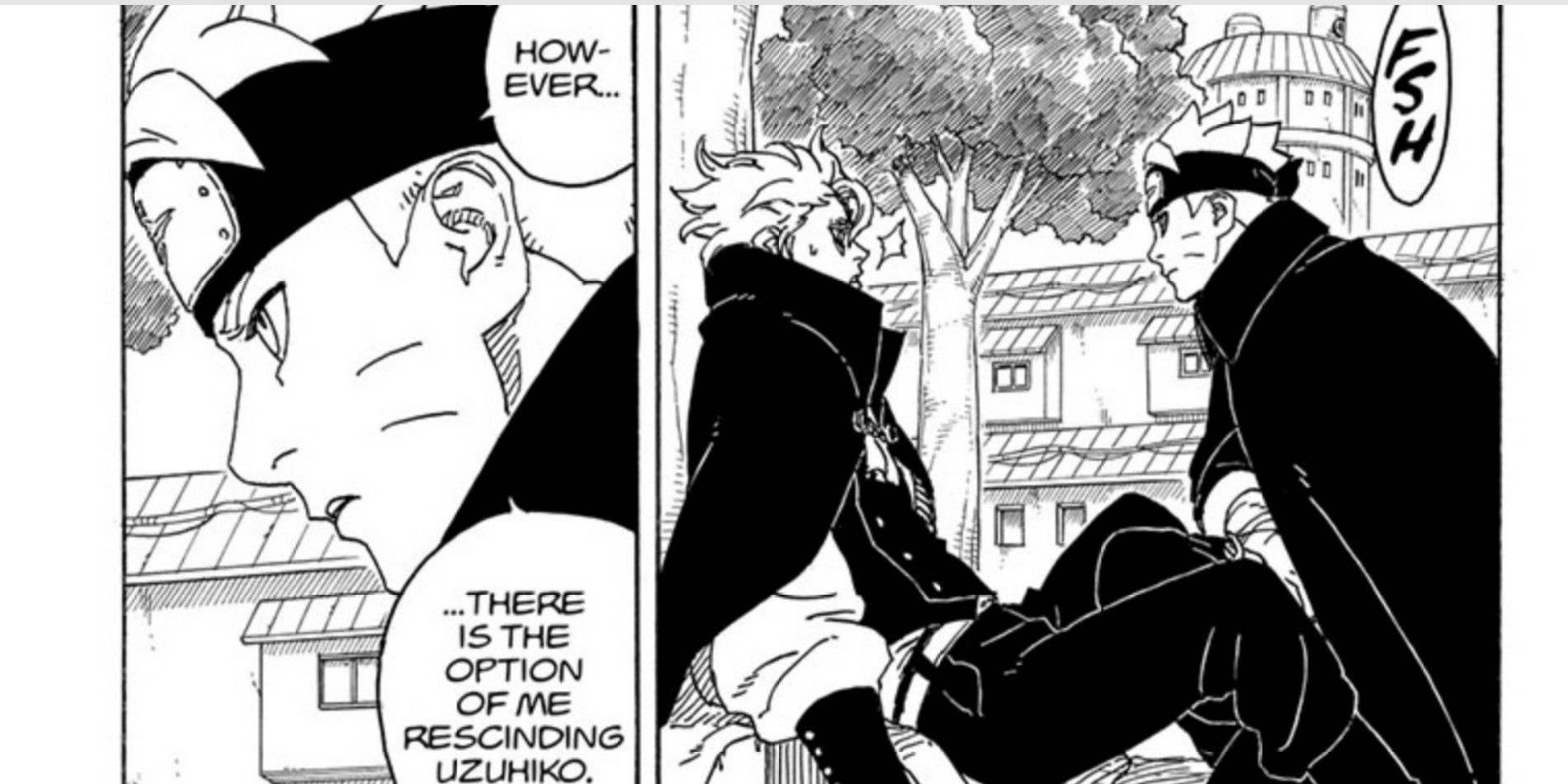 Boruto tells Code how he can live