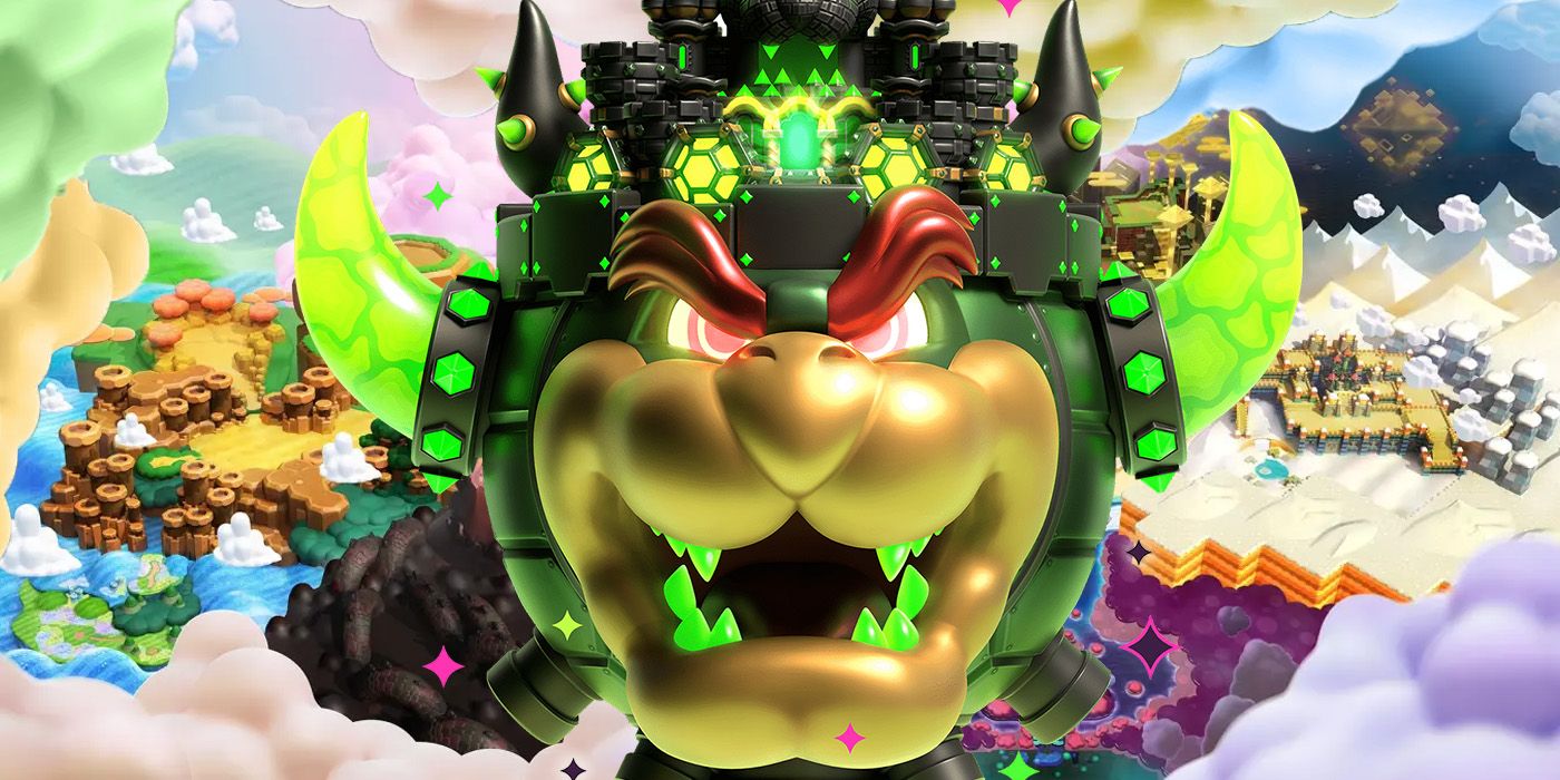 Bowser as Prince Florians Castle In Mario Wonder
