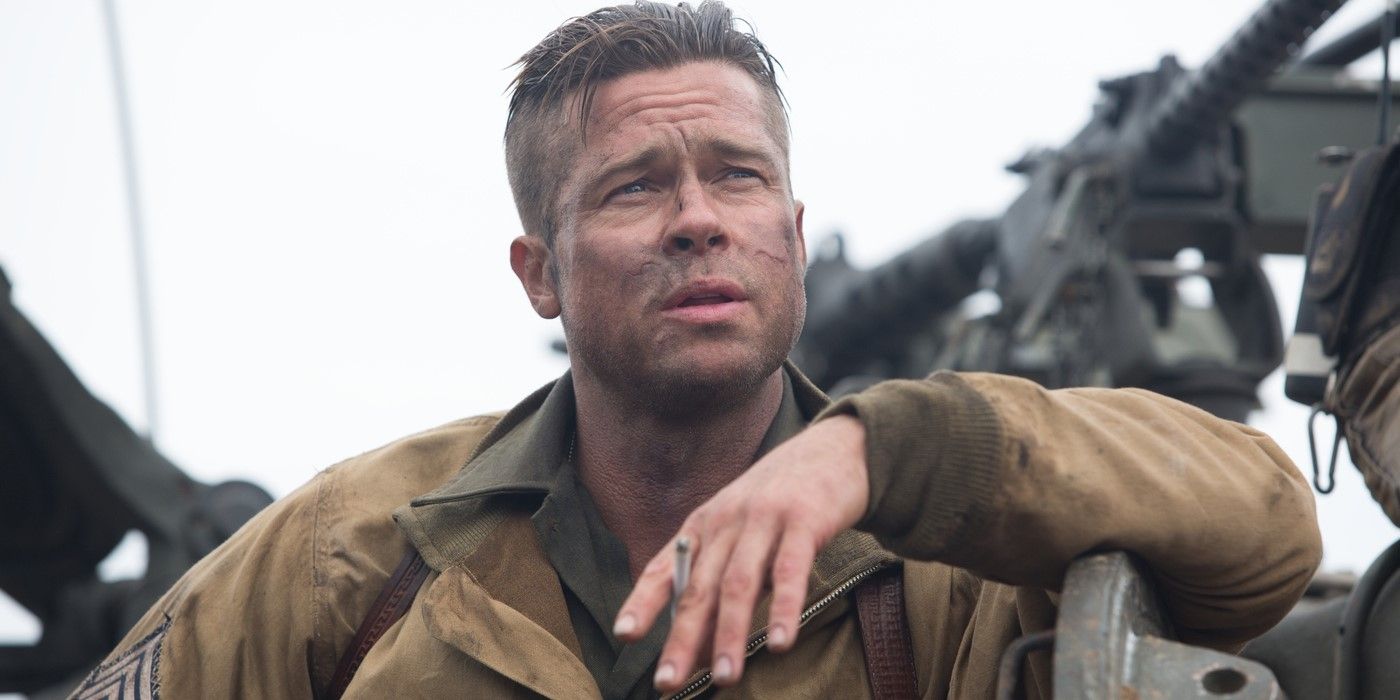 Brad Pitt from Fury