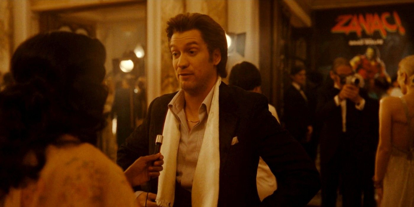 Brad Wolfe Talking To Reporter At Zaniac Movie Premiere In Loki Season 2