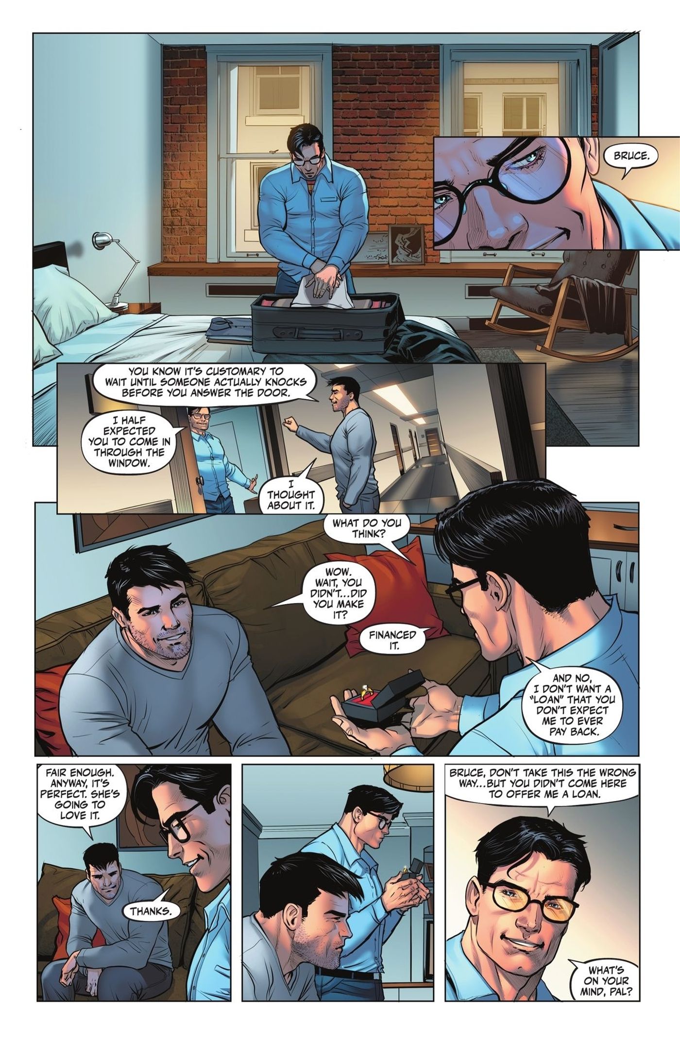 Bruce and Clark Talk DC
