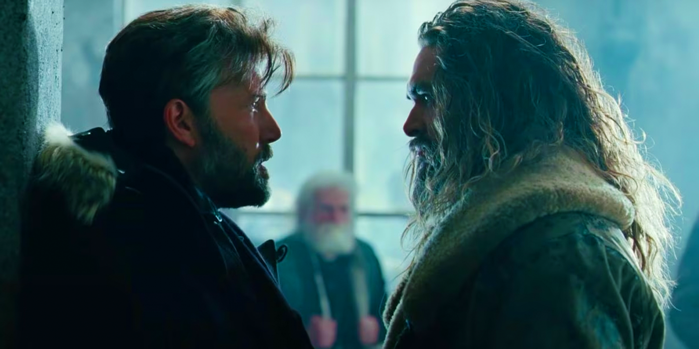 Bruce Wayne and Arthur Curry in Justice League