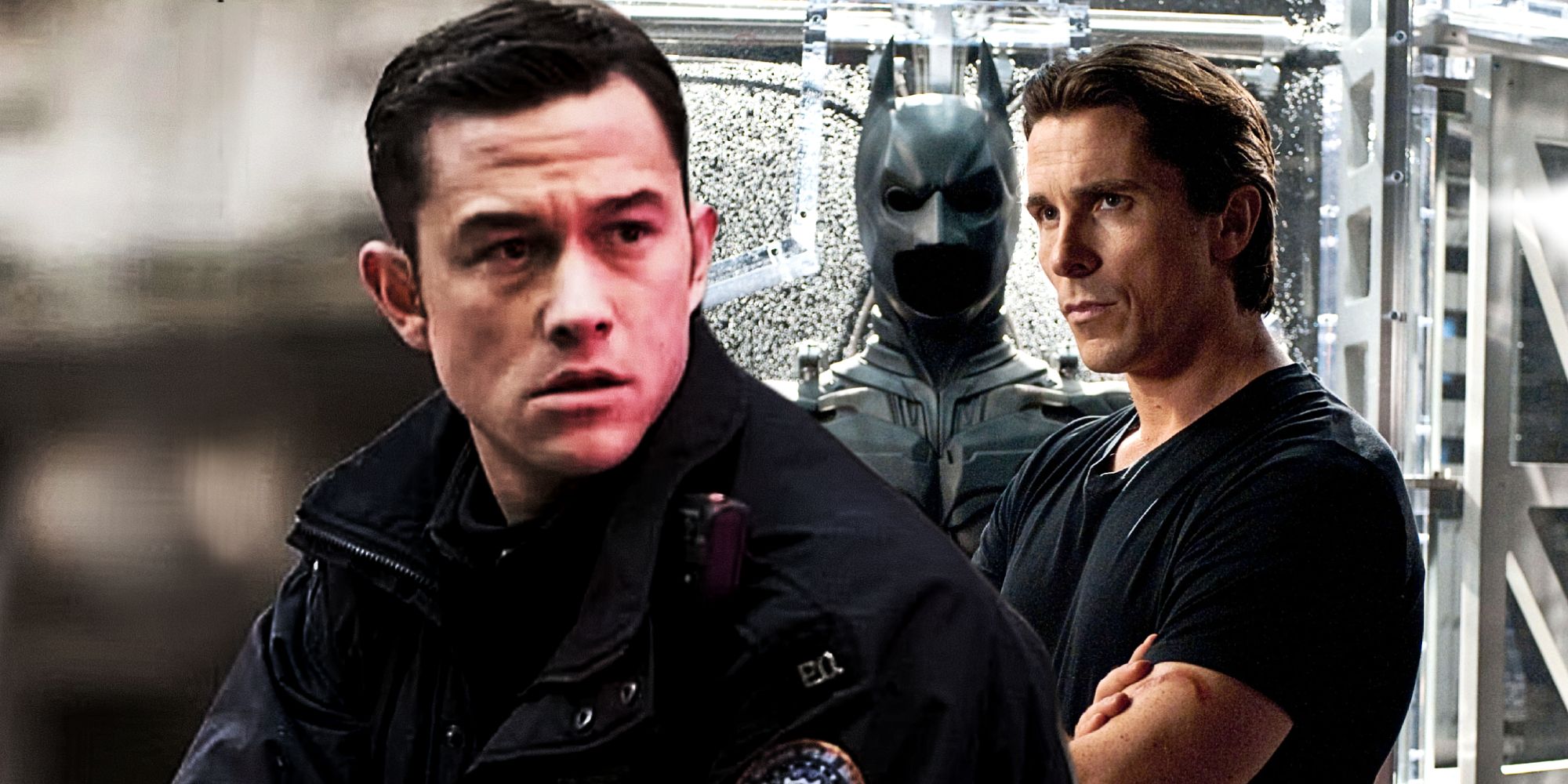 Bruce Wayne and John Blake in The Dark Knight Rises