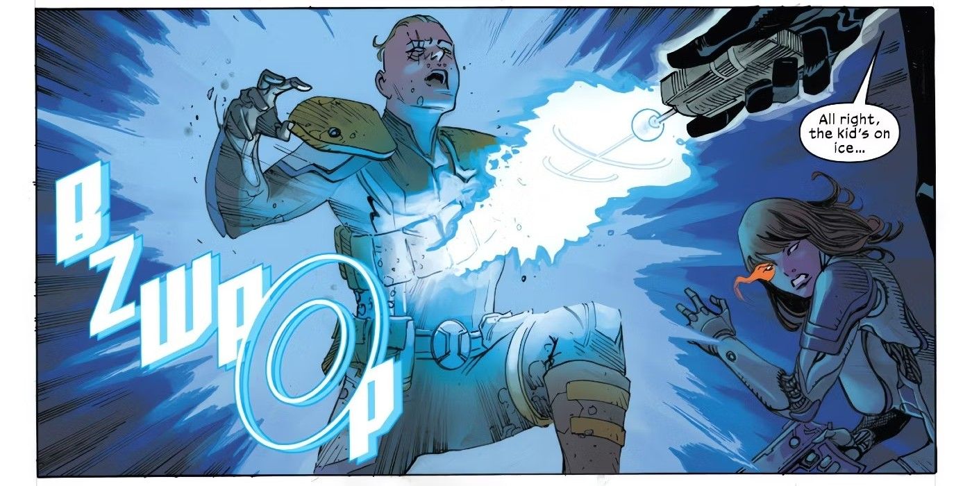 Cable captured by Orchis on ice