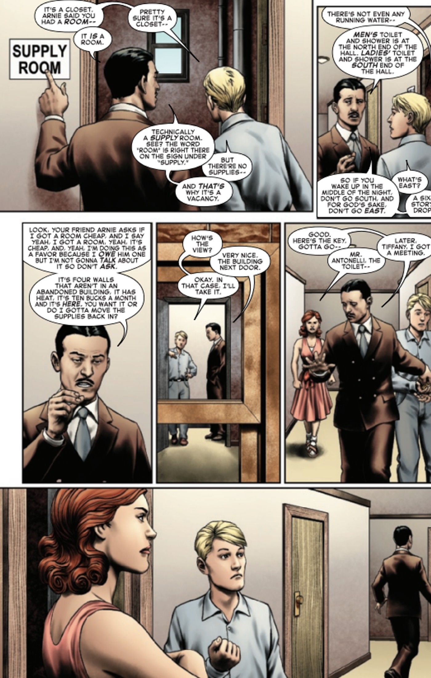 Captain America #2, flashback to Captain America&rsquo;s first apartment