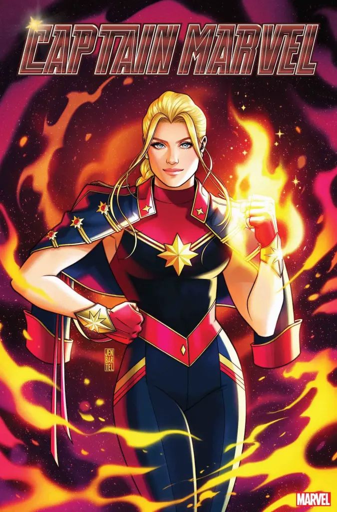 Captain Marvel 1 Jen Bartel variant cover