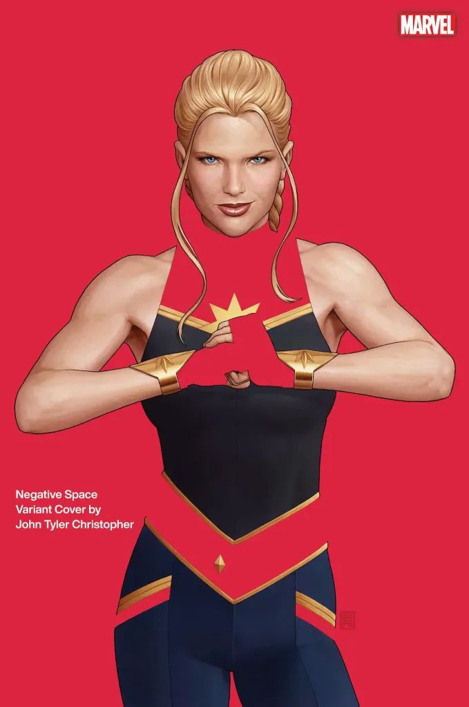 Captain Marvel 1 John Tyler Christopher variant cover