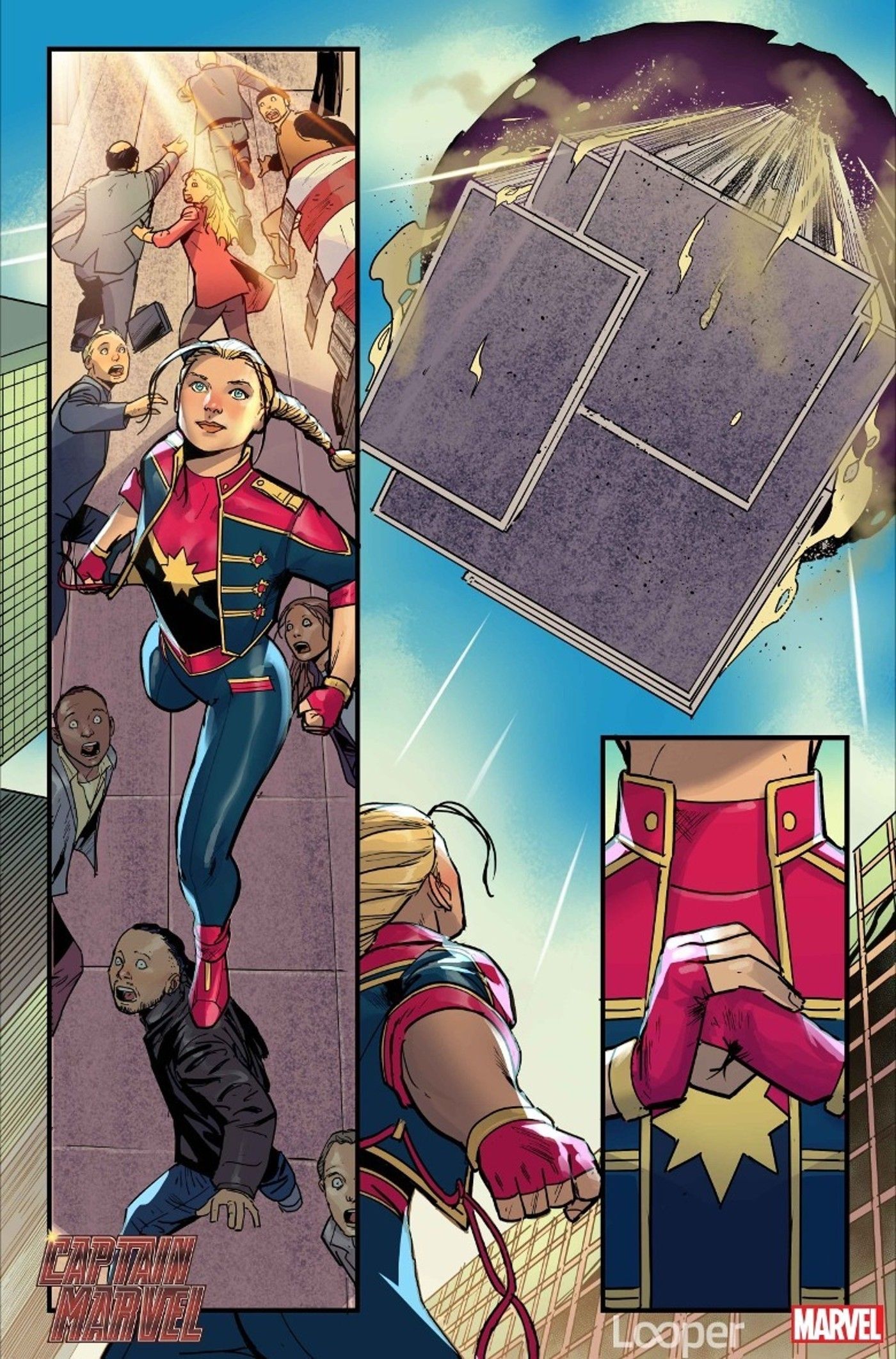 CAPTAIN MARVEL 1 PREVIEW PAGE 1