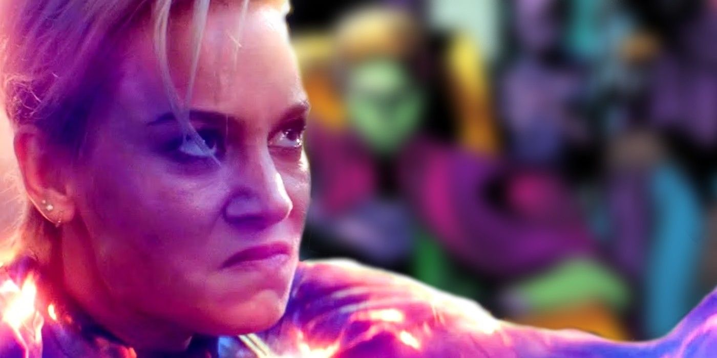 Feature image: MCU Captain Marvel foreground; Marvel Comics Hulkling background