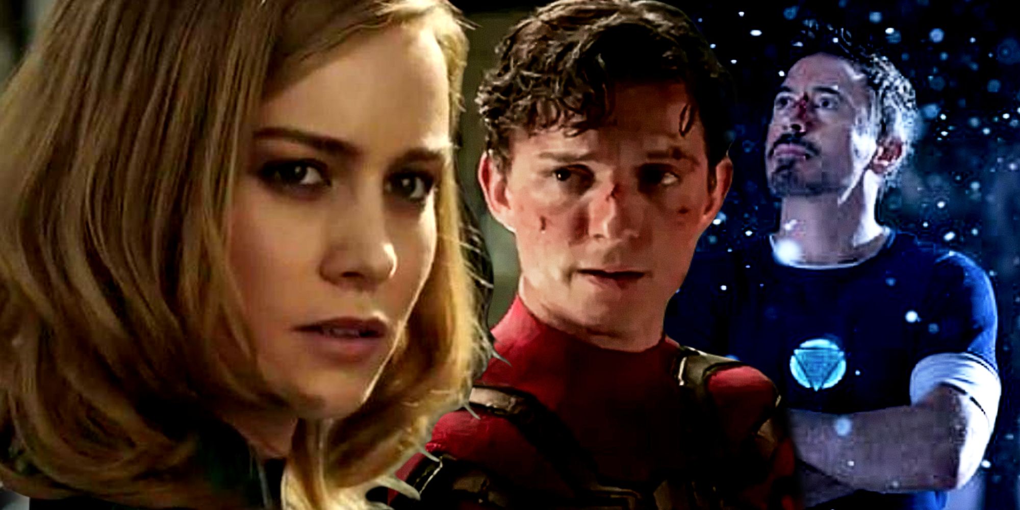 Captain Marvel, Spider-Man, and Iron Man Vulnerable Moments in the MCU