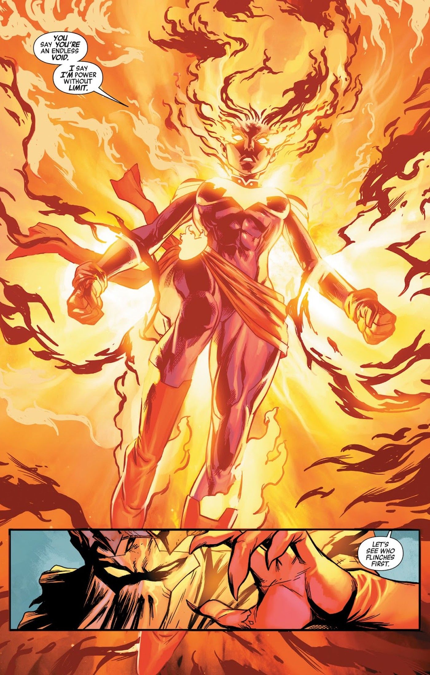 Captain Marvel unlimited power vs Lord Ennui