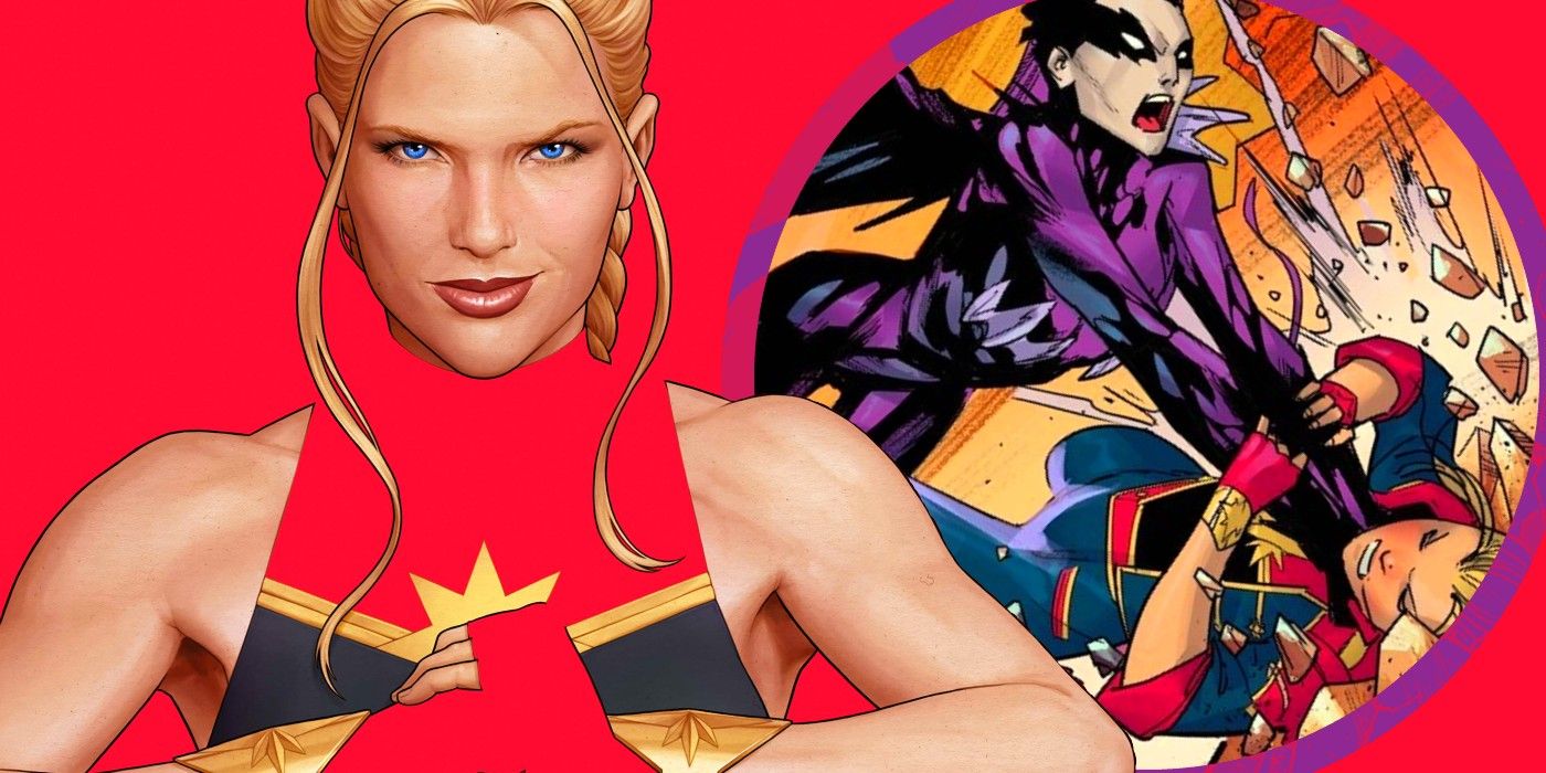 Captain marvel s new nemesis omen officially debuts overpowering carol