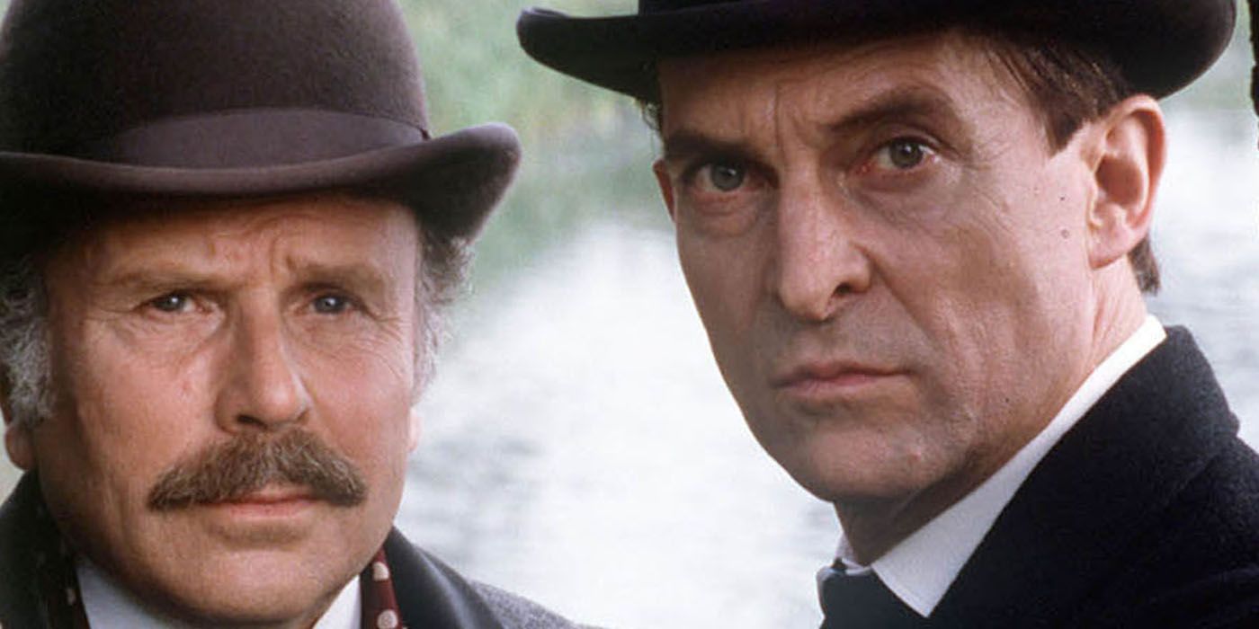 Watson and Holmes in an adaptation of the Casebook Of Sherlock Holmes