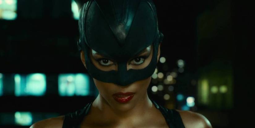 Halle Berry in a Cat Mask in Catwoman 2004