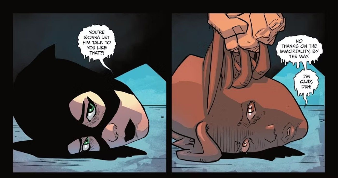 Catwoman's Beheaded Head Reveals Herself as Lady Clayface