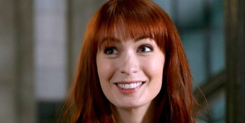 Felicia Day's Charlie Bradbury smiles in Supernatural.