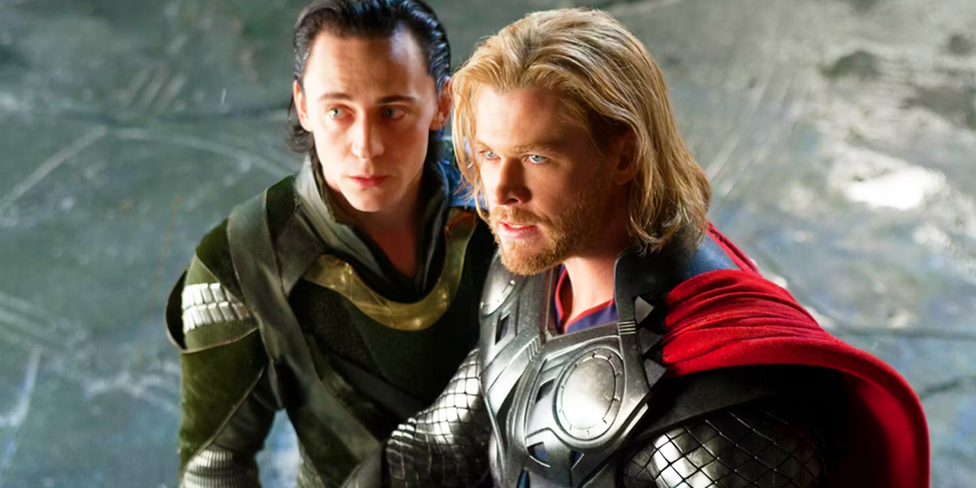 Chris Hemsworth and Tom Hiddleston in 2011&rsquo;s Thor