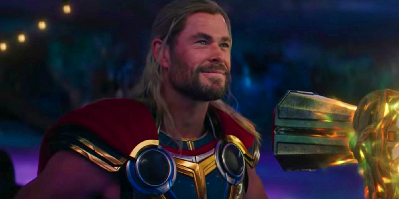 Chris Hemsworth's Thor in 2022's Thor Love and Thunder