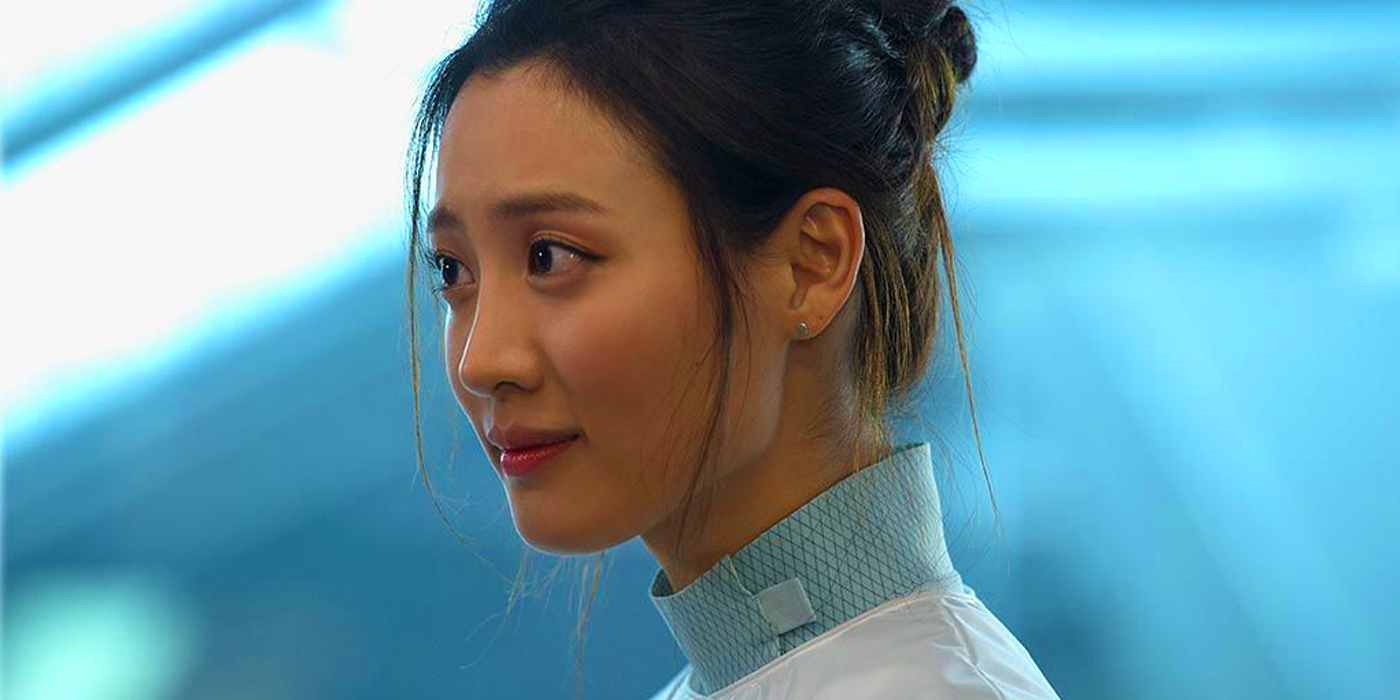 Claudia Kim as Dr. Helen Cho in 2015's Avengers Age of Ultron