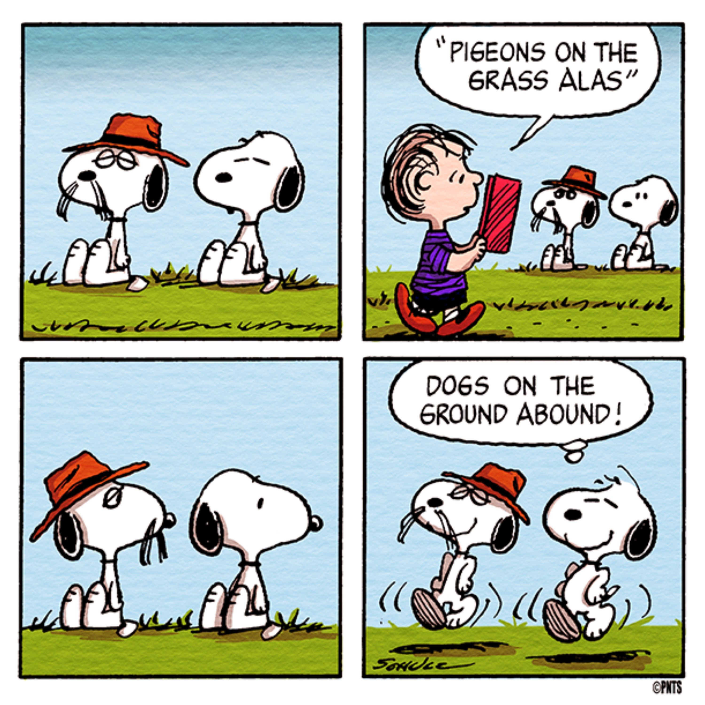Snoopy and Spike peanuts