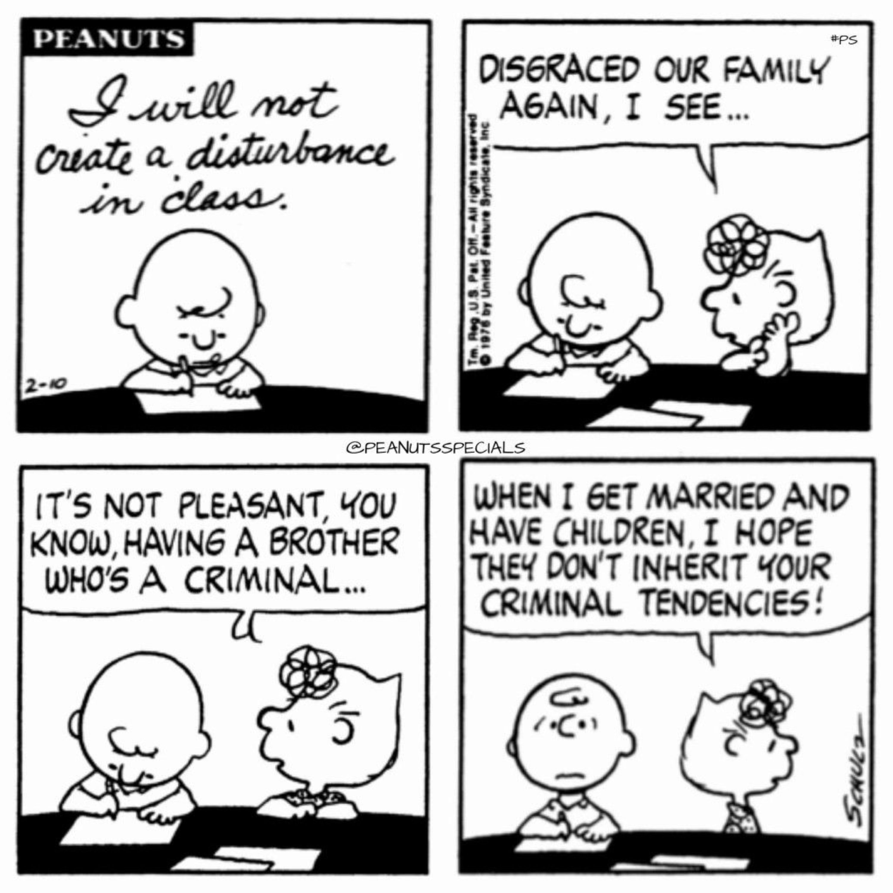 Charlie Brown and Sally Peanuts