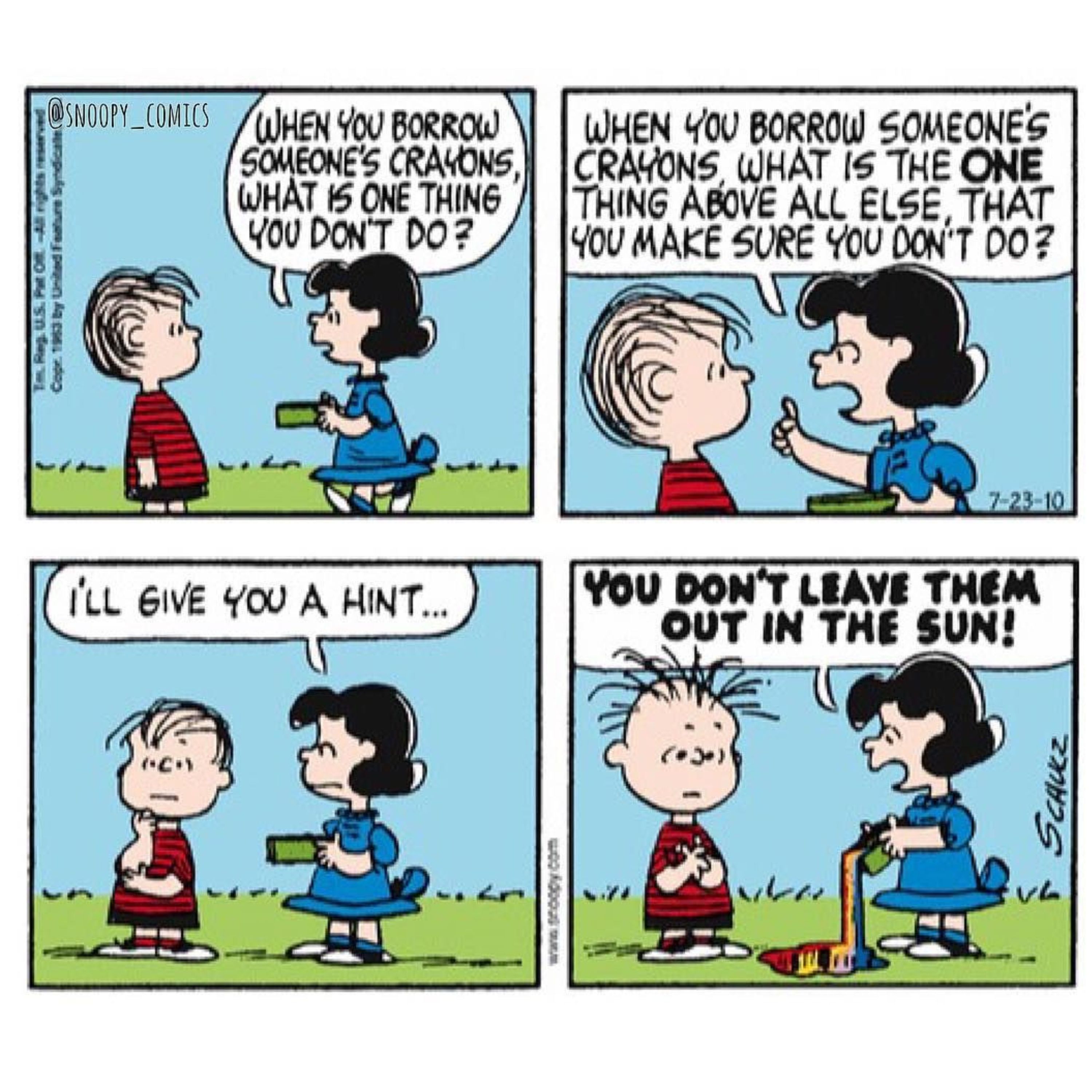 Peanuts Lucy and Linus