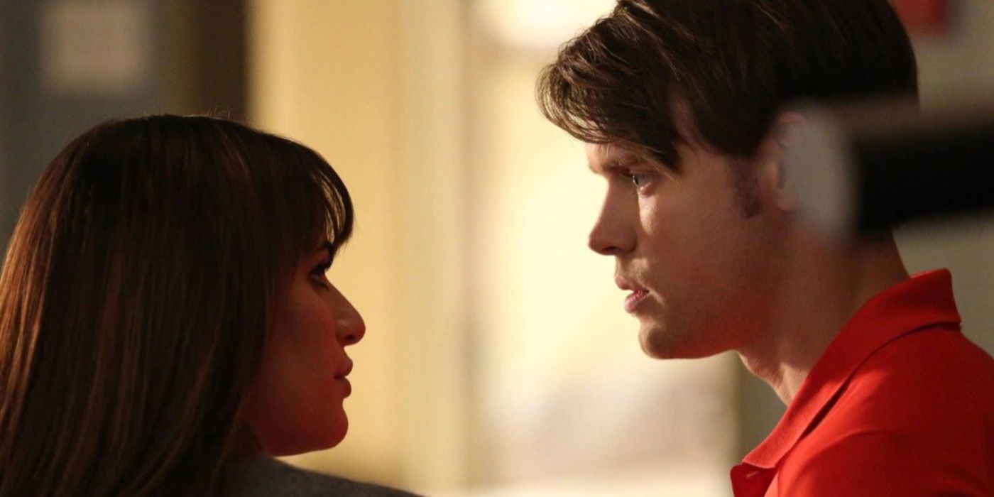 Rachel and Sam in Glee