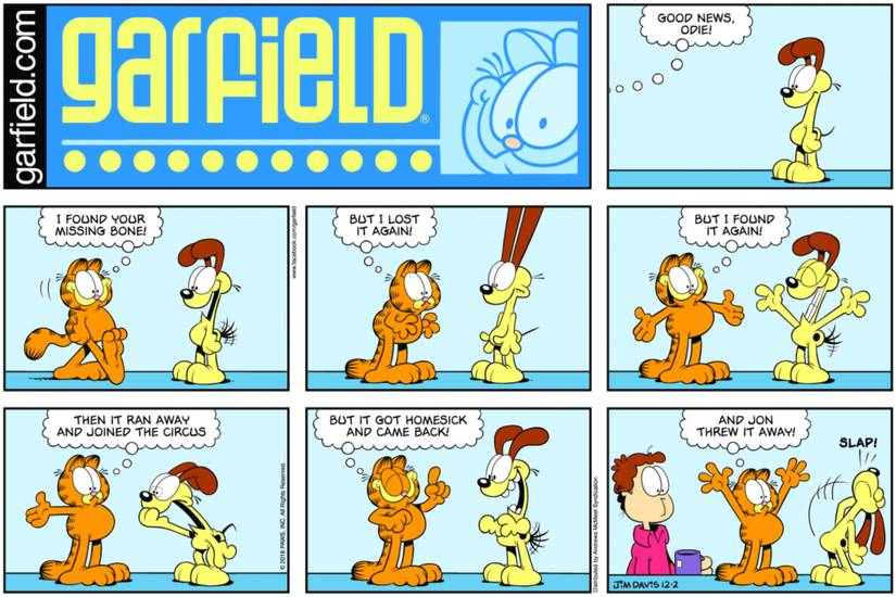 10 Funniest Garfield Comics Starring Odie