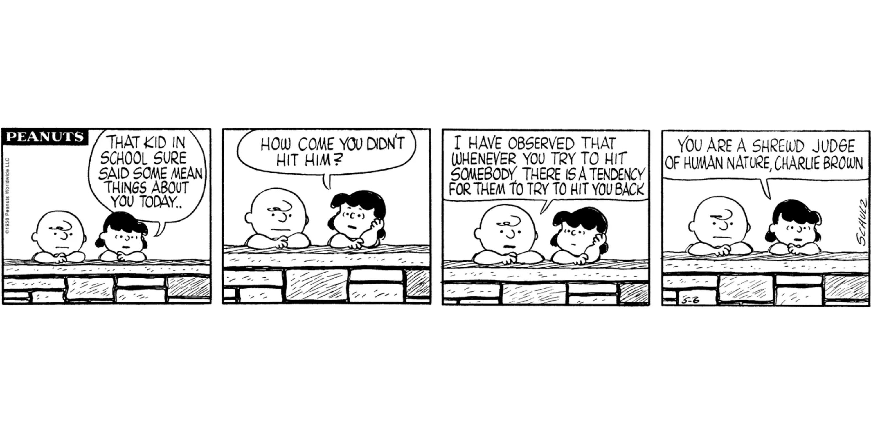 Charlie Brown and Lucy Peanuts