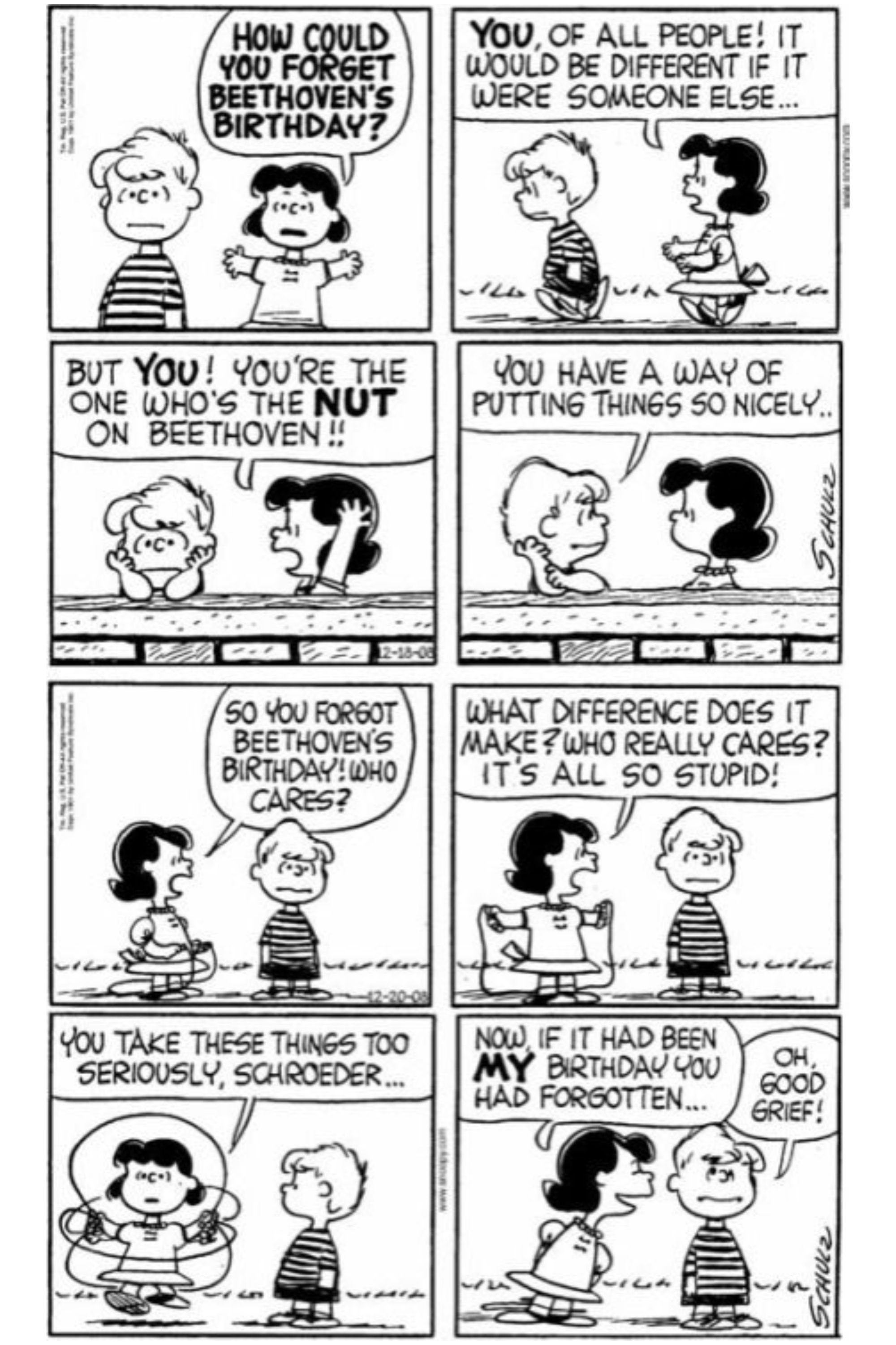 Peanuts: 10 Funniest Lucy & Schroeder Comics