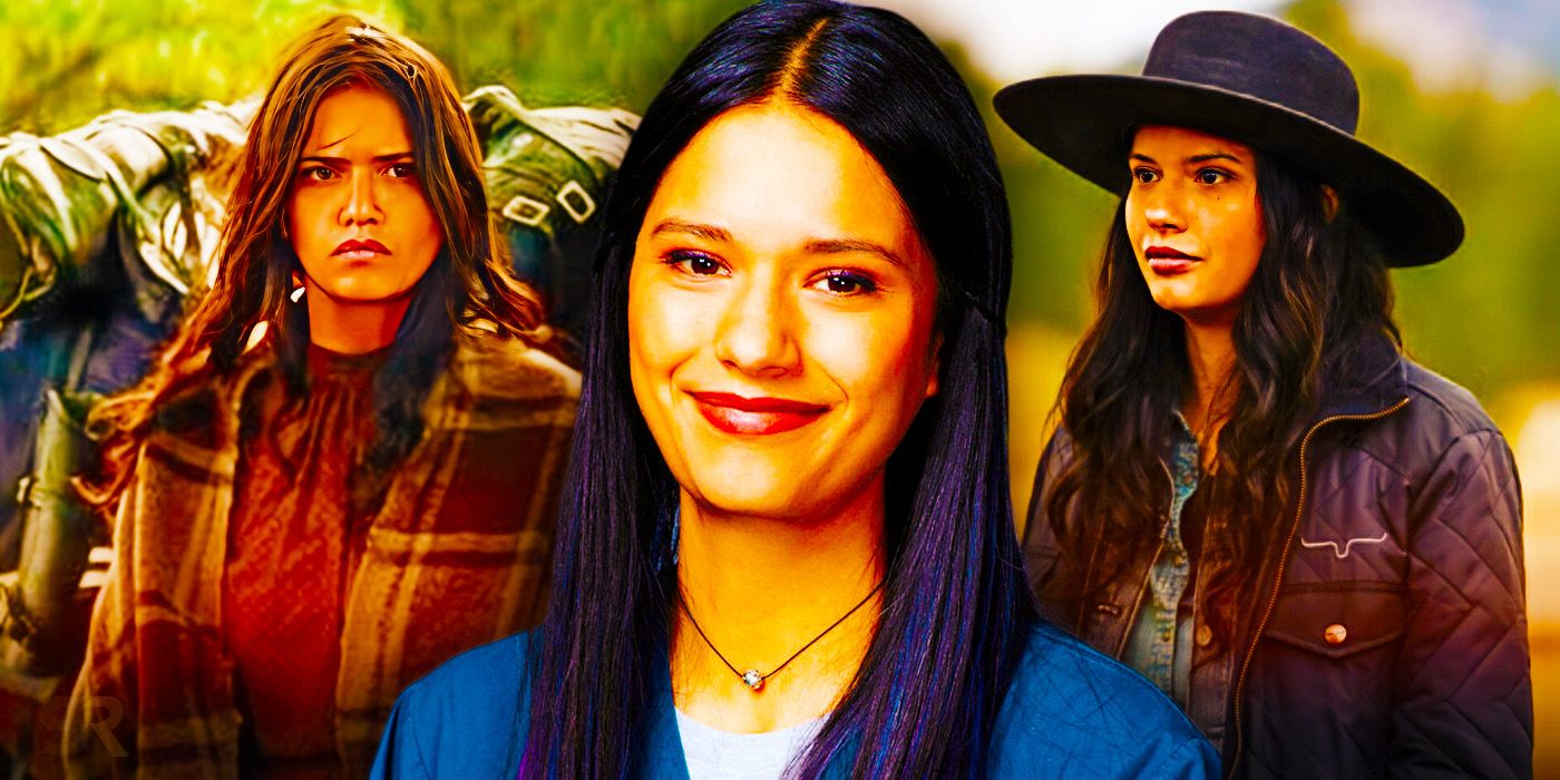 Collage of Tanaya Beatty in Hostiles, Yellowstone, and The Night Shift