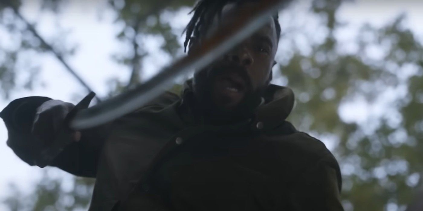 Colman Domingo as Victor Strand with sword in Fear The Walking Dead