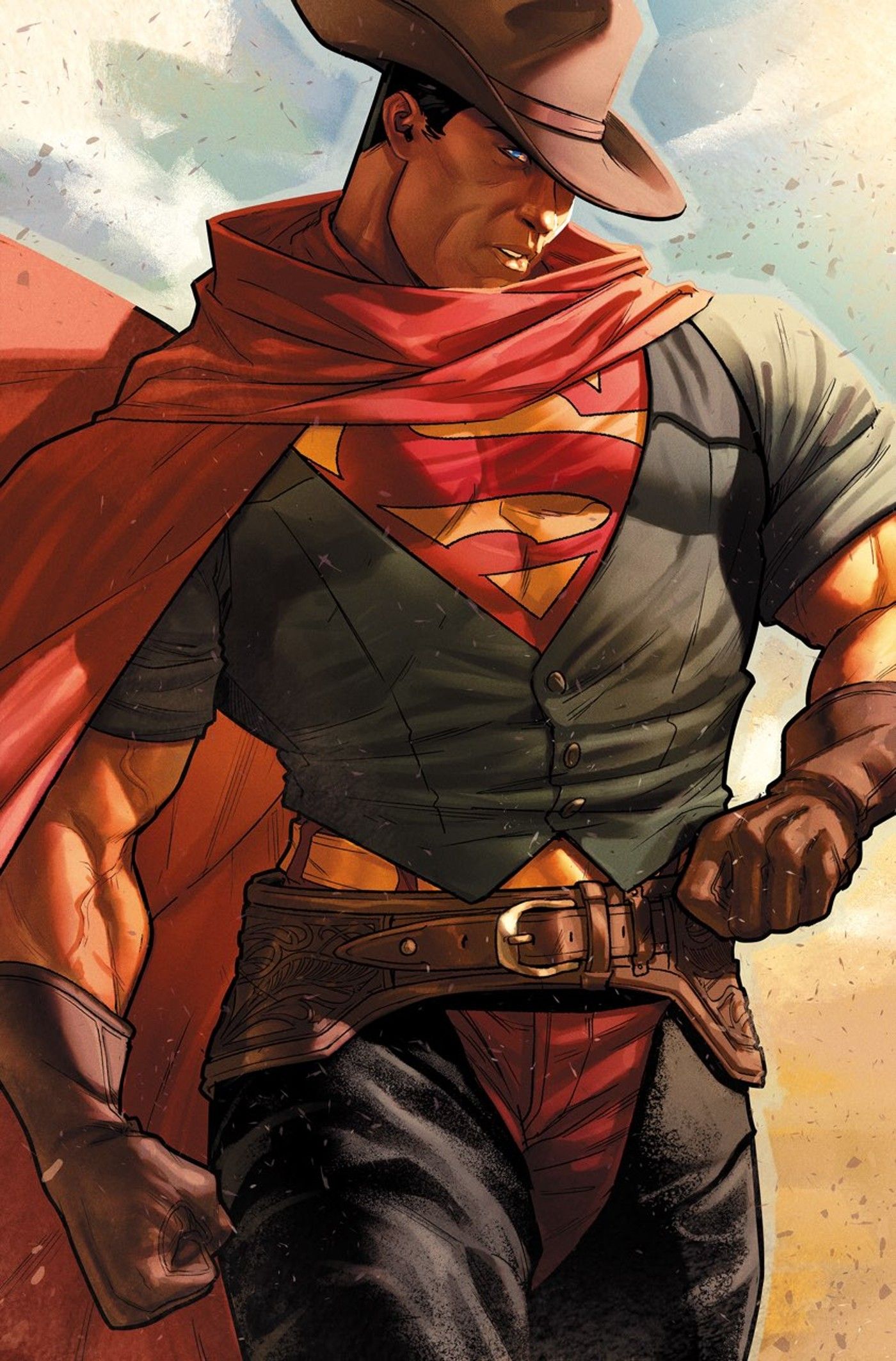 Cowboy Superman Gives A New Explanation For His ‘Red Underwear’ Uniform