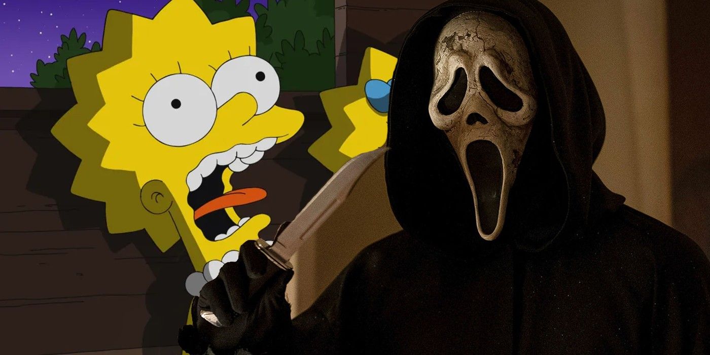 Custom image of Lisa Simpson and Ghostface