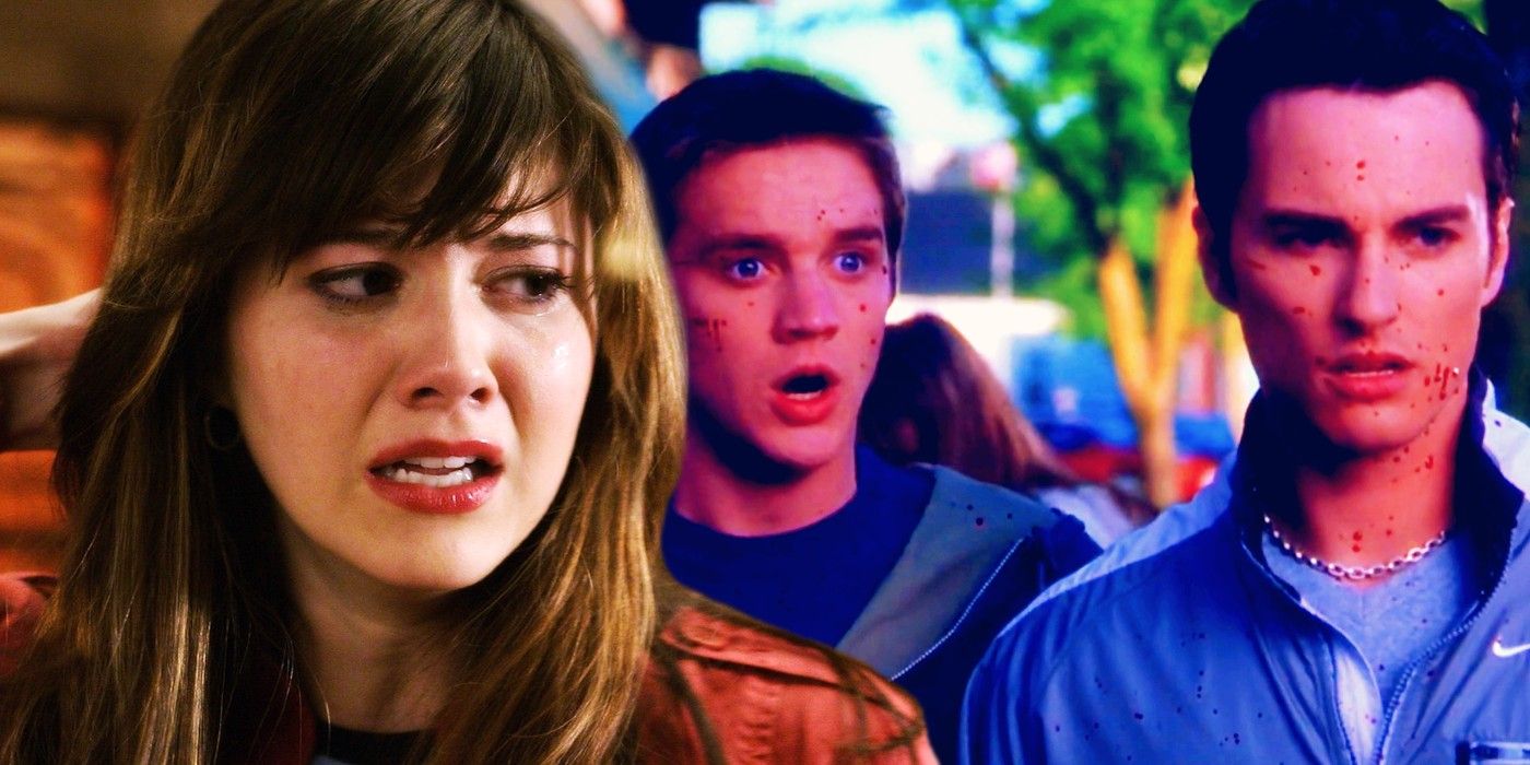 Custom image of Mary Elizabeth Winstead in Final Destination 3 and Alex and his friend in The Final Destination