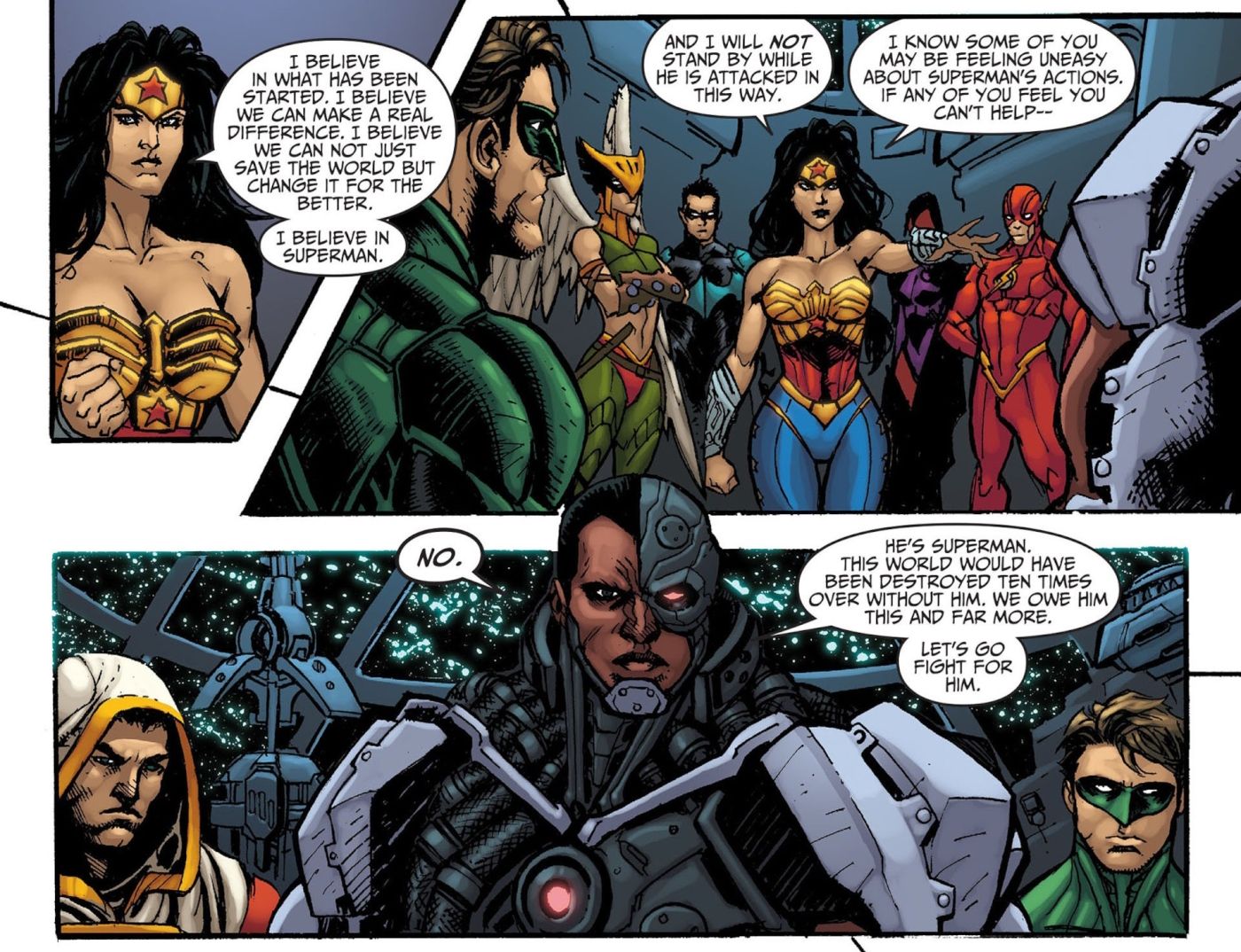 Cyborg Joins The Regime