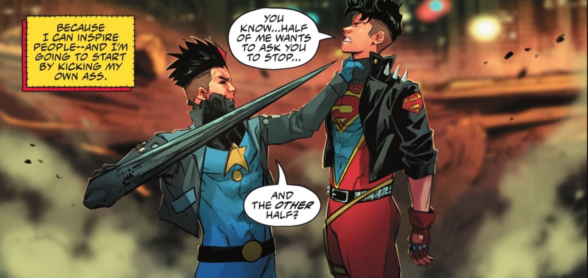 Cyborg Superman Threatens Conner DC