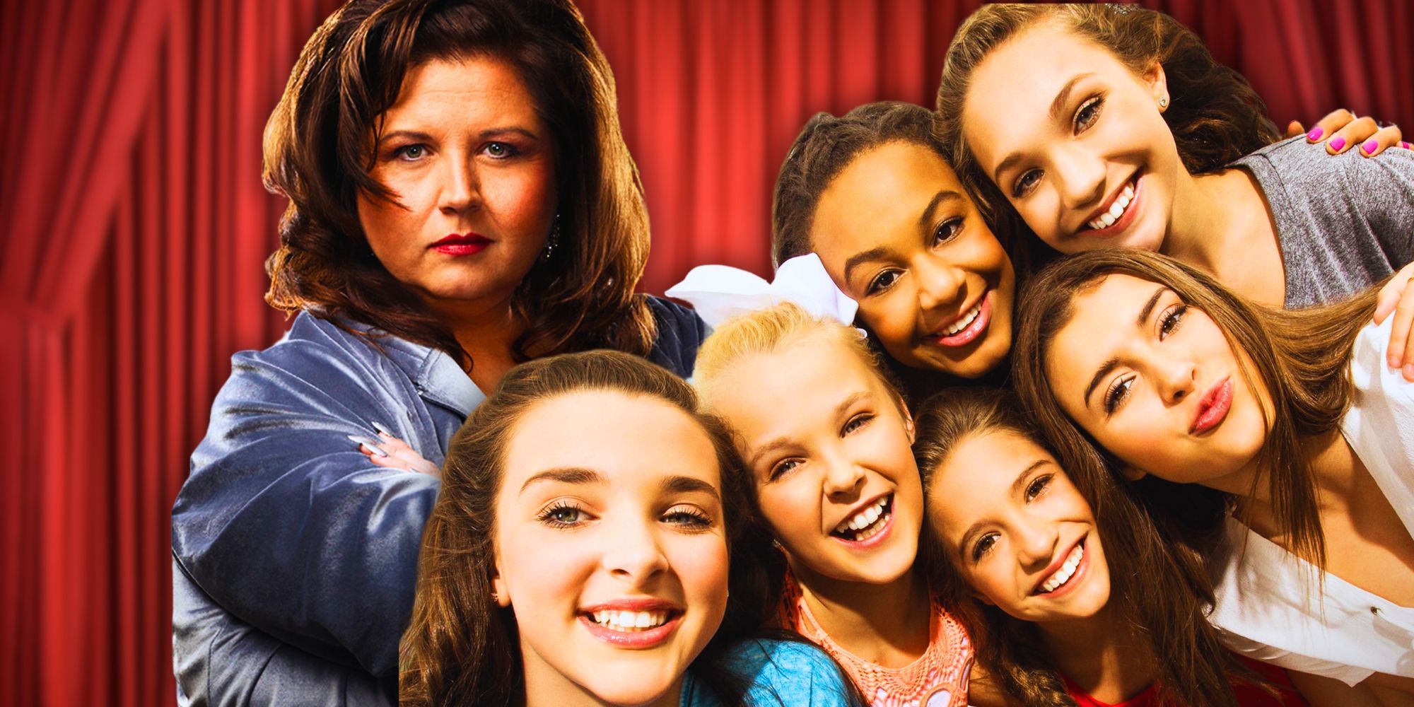 dance moms montage moms kids and red curtain-1