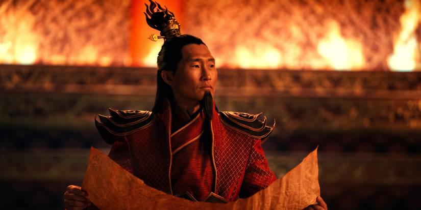 Daniel Dae Kim as Fire Lord Ozai in Avatar: The Last Airbender.