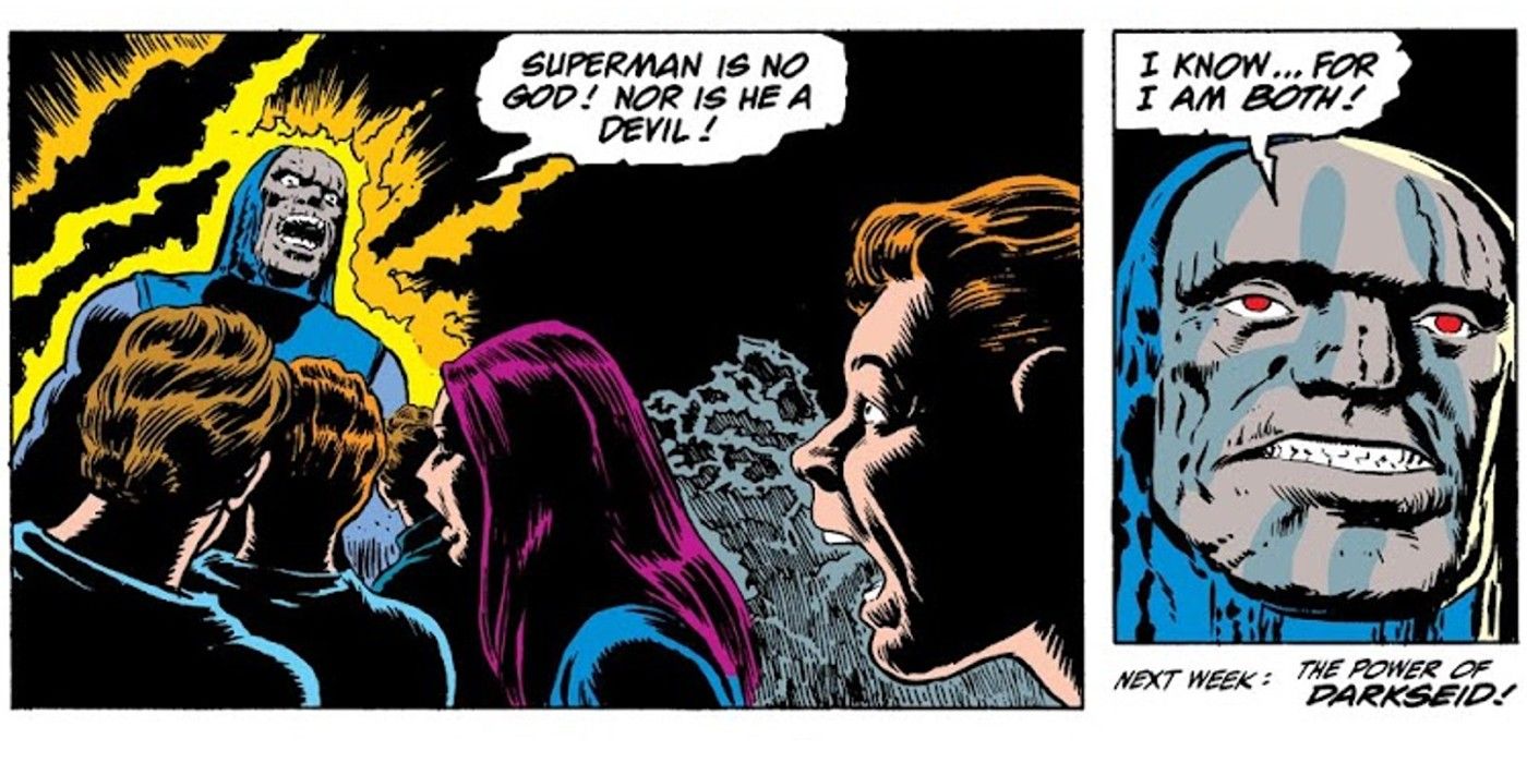 darkseid is a god superman
