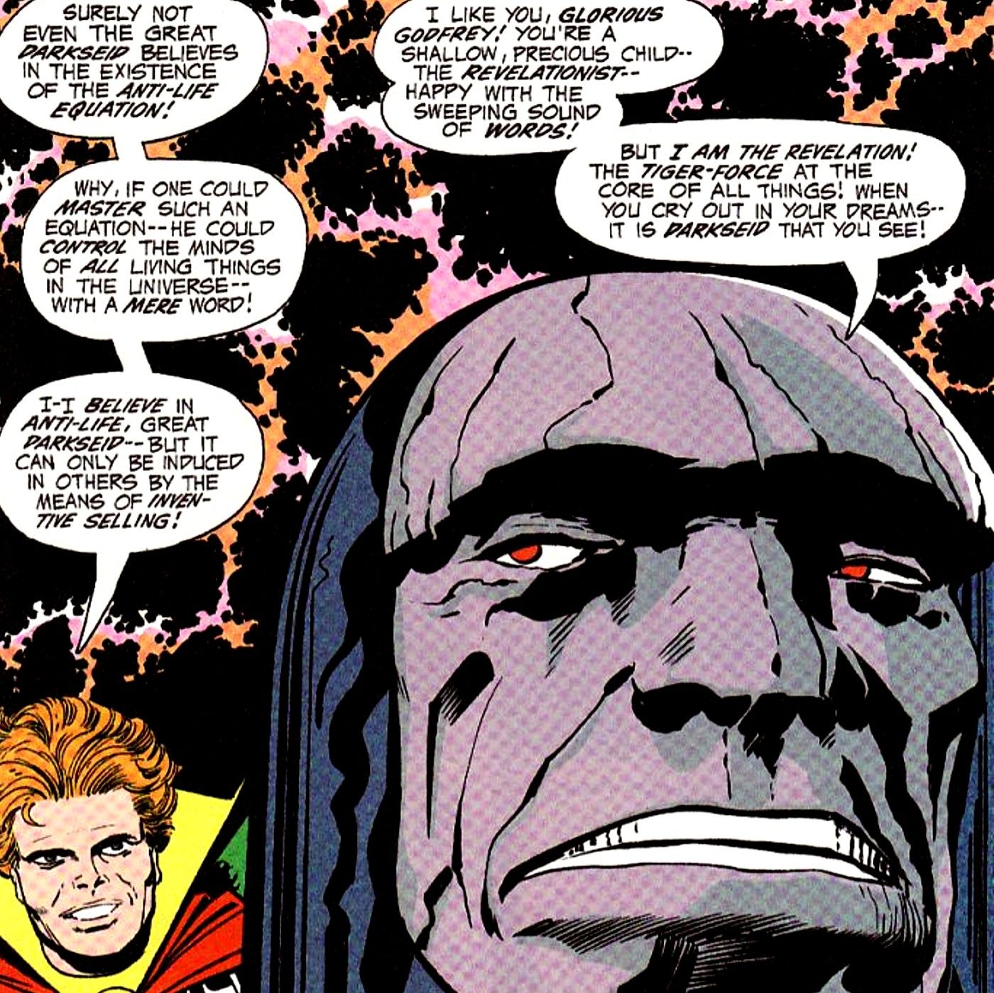 darkseid likes glorious godfrey